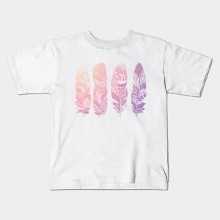 Never too many Feathers Kids T-Shirt